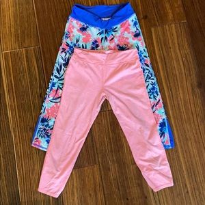 2 pairs of girls Gymboree Capri leggings